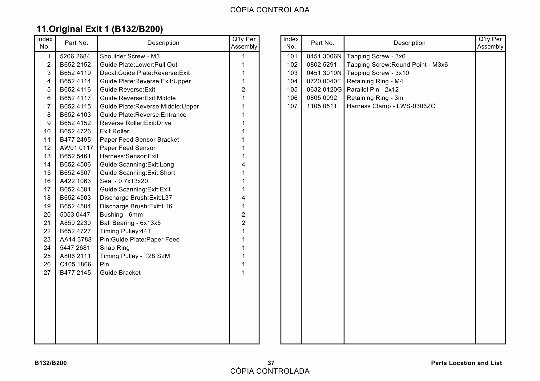 RICOH Aficio 3260C 5560 B132 B181 B200 Parts Catalog-4